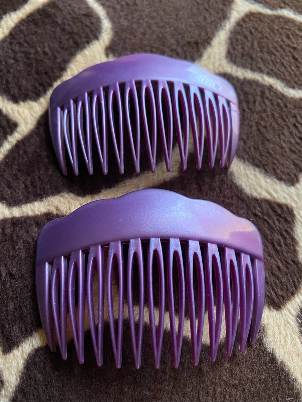 Modele Depose French Vintage 80’s Side Combs